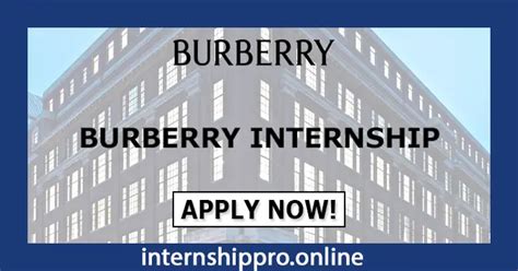 burberry digital manager|burberry internships.